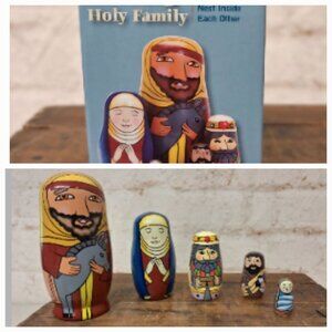 Holy Family Nesting Dolls Set